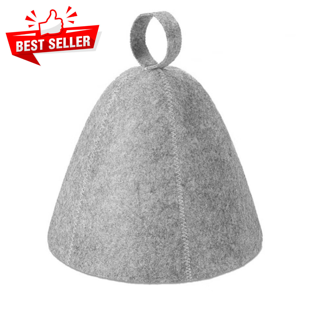 Sauna Hat Felt Heat Protection - หมวกซาวน่า สักหลาด ป้องกันความร้อน