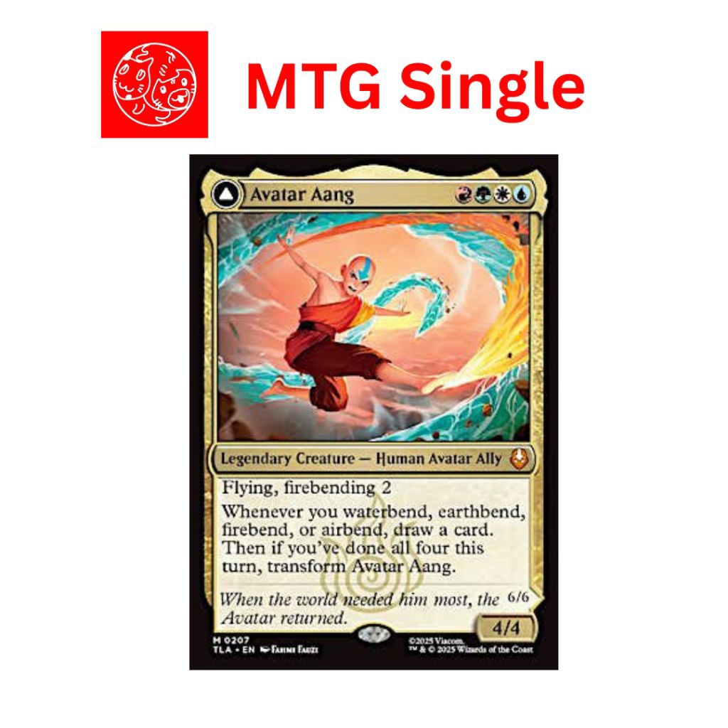 [MTG] Avatar Aang [Mythic] [Single] [TLA] #0207 ภาษาอังกฤษ