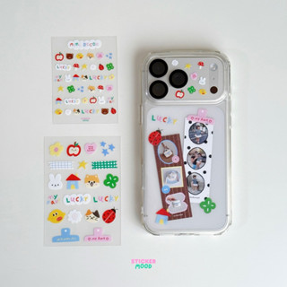 *ทักแชทขอโค้ด* สติกเกอร์ตกแต่ง สติกเกอร์หลังใส ตกแต่งเคสโทรศ…