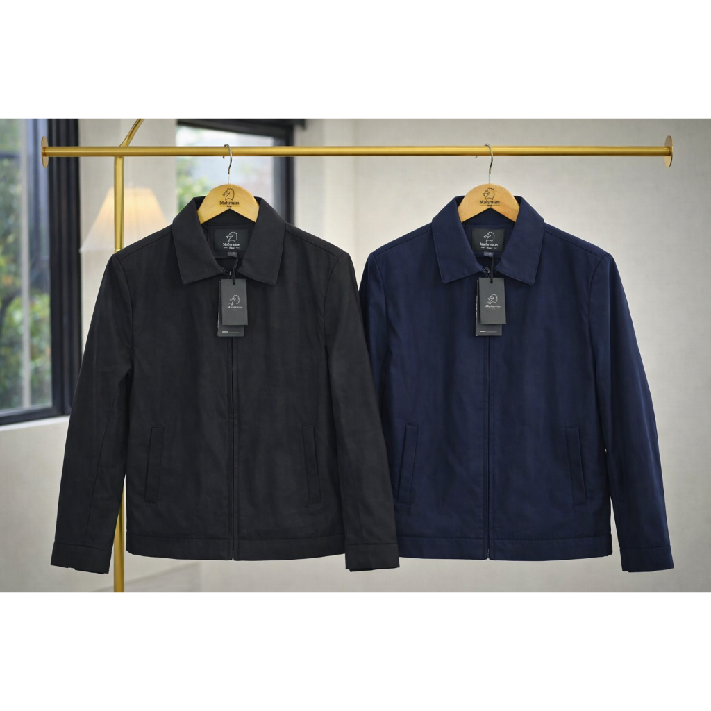 เสื้อแจ็คเก็ต (คอปก แบรนด์ม้าน้ำ) ตัวเปล่า เสื้อคลุม ผ้าไมโคร2ชั้น หนานุ่ม ซิปรูดผ่าหน้า ซับในเต็มตัว ใส่ได้ทั้งชายหญิง - รูปที่ 3