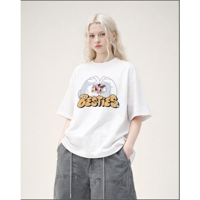 Niyom Jeans collection วาเลนไทน์ : เสื้อยืด Oversize รุ่น TSO-D113 / TSO-D114 / TSO-D115 สกรีนลาย ผ้าCotton ผ้ายืด