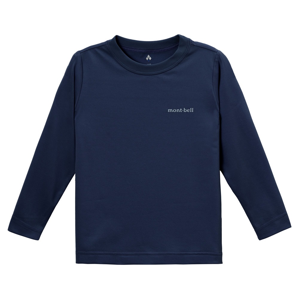Montbell เสื้อยืดแขนยาวกันรังสียูวี UPF 50+ สำหรับเด็ก รุ่น 1114941 Wickron UV-TECT Long Sleeve T Kid's 100-130