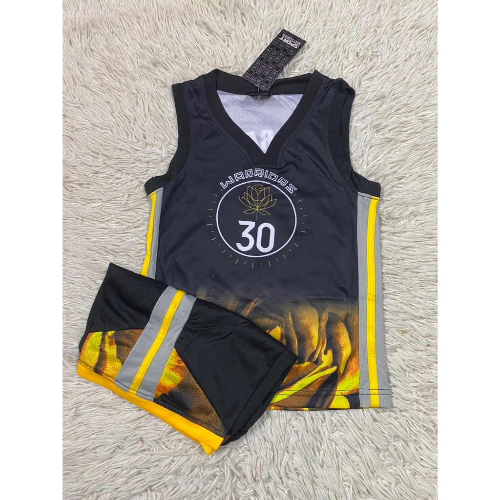 เสื้อบาสเก็ตบอลพร้อมกางเกง ทีมGolden Strte Warriors เบอร์30 ใหม่ล่าสุด ป้ายงานปัก