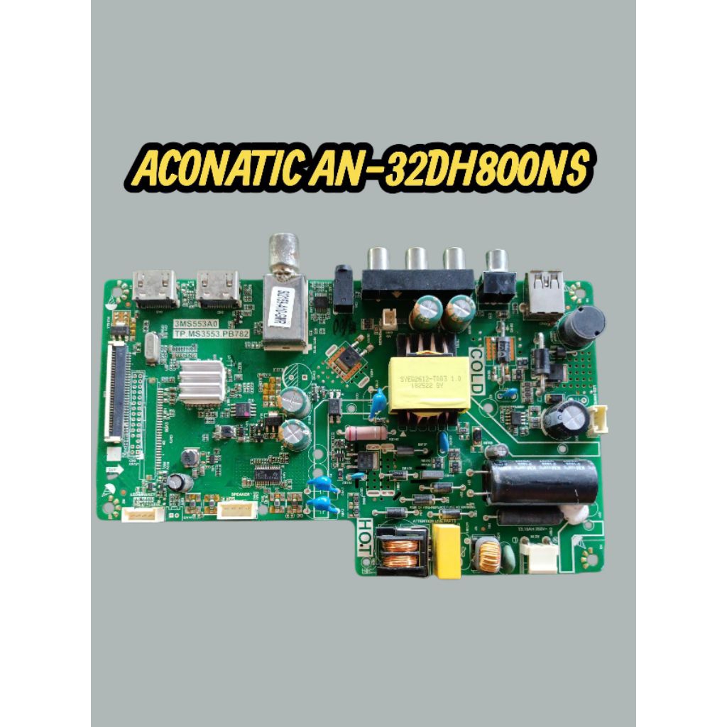 บอร์ดทีวีอโคเนติกรุ่นAN-32DH800NSแท้ถอด