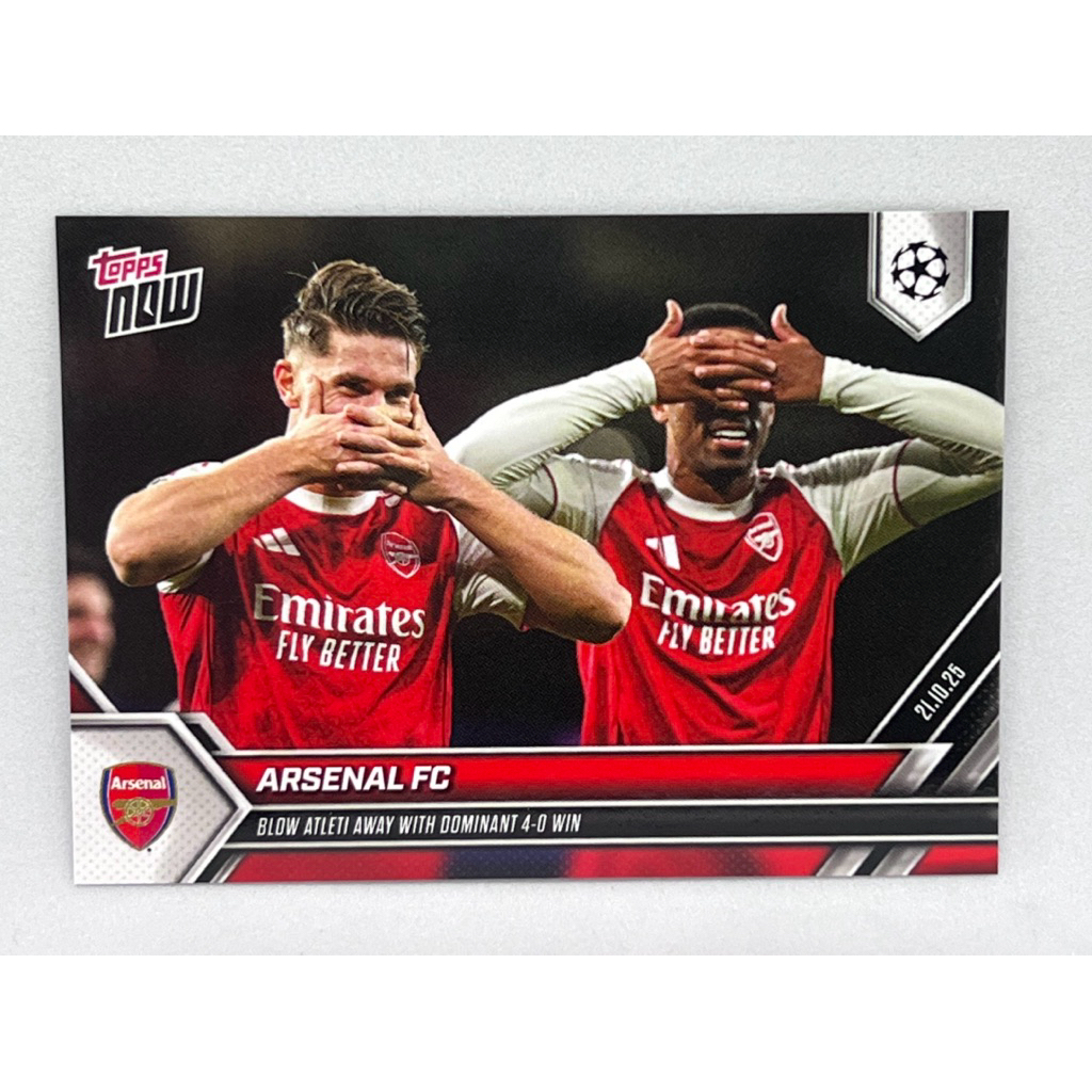 การ์ดฟุตบอล Topps Now 2025 Viktor Gyokeres Arsenal #036