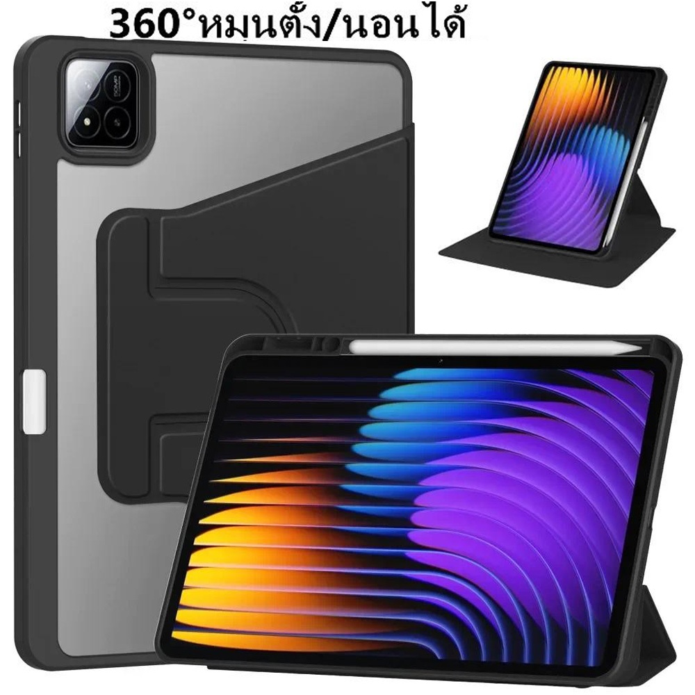 Gen11 เคส for ไอแพดหมุนได้ 360 ํ ตั้งได้ นอนได้ พร้อมช่องใส่ปากกา เคส for Gen10 Gen7/8/9 10.2 Air4/5/Air6 mini6/7 pro11