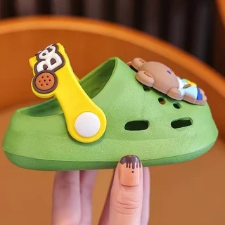 (พร้อมส่ง) รองเท้ารัดส้นเด็ก รองเท้าแตะเด็ก นุ่มนิ่ม สวมใส่สบาย มีกันลื่น Children's sandals สวมใส่สบาย มีกันลื่น