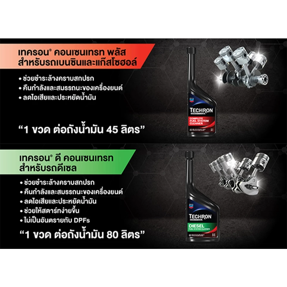 Caltex Techron เทครอน® น้ำยาสารทำความสะอาดระบบเชื้อเพลิง ล้างหัวฉีด สำหรับเครื่องยนต์เบนซิน และ เครื่องยนต์ดีเซล thumbnail 5