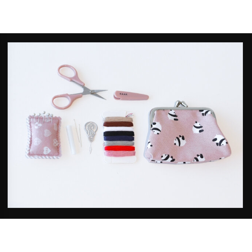 B368 ชุดกระเป๋าและชุดเย็บผ้าลายแพนด้า - รูปที่ 3