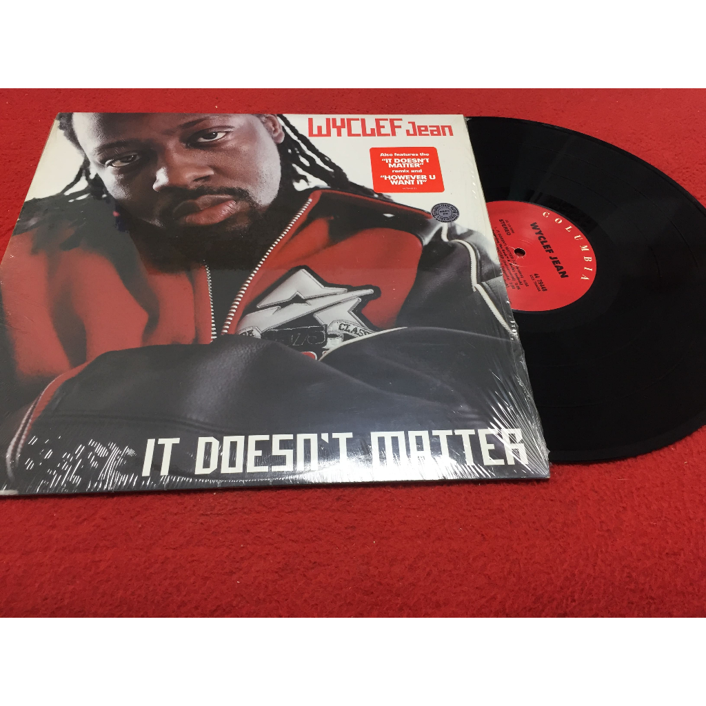 It Doesn't Matter -  Wyclef Jean ขนาด 12 นิ้ว LP ร้าน PinHaiMusic B96
