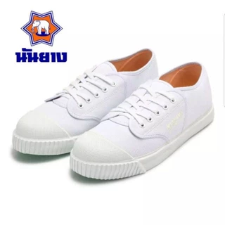 นันยาง รองเท้านักเรียน สี ดำ ขาว น้ำตาล ไซส์ 31-49