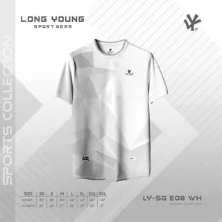 เสื้อพิมพ์ลาย เสื้อกีฬาสี สีสด ผ้าลื่น ไม่อับชื้น พร้อมส่ง E08