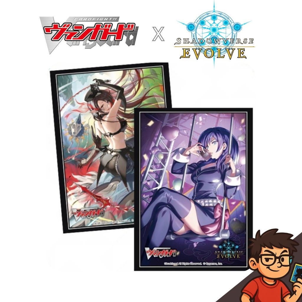 ซองใส่การ์ด Asaka Narumi + Silver Thorn Dragon Tamer, Luquier | Shadowverse: Evolve Official Sleeve 