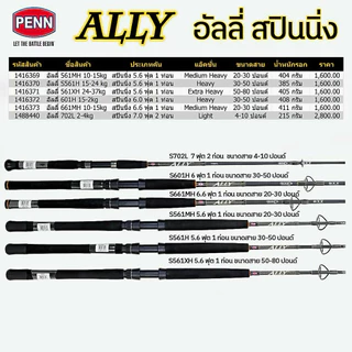 PENN ALLY คันโบ๊ท คันหน้าดิน คันทรอลลิ่ง New 2026