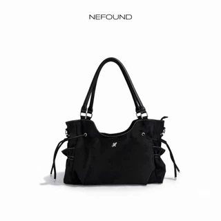 NF25035 NEFOUND กระเป๋าสะพายรุ่น Charmmie bag หนังกลับ Premium
