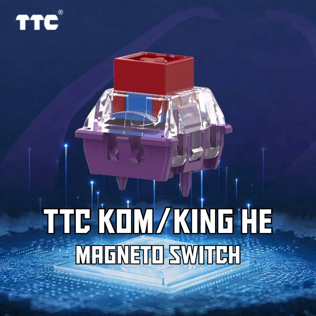 (พร้อมส่ง) สวิตซ์ TTC  KOM Magneto Switch (10 ตัว) / Magnetic Switch / สวิตซ์คีย์บอร์ด HE