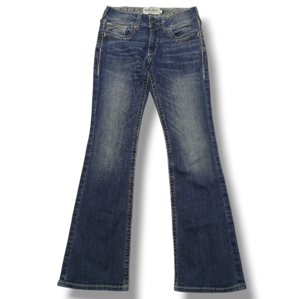 กางเกงยีนส์ Ariat ทรงBootcuts(ขาม้า) ของผู้หญิง มือสอง 30/40.5