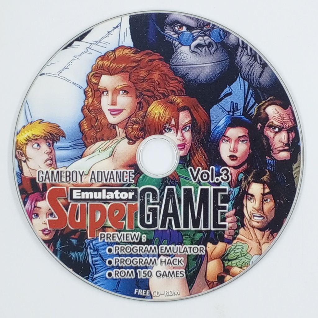 [00301] GAMEBOY ADVANCE EMULATOR SUPER GAME VOL.3 (TH)(PC)(USED) แผ่นเกม PC แท้ มือสอง !!