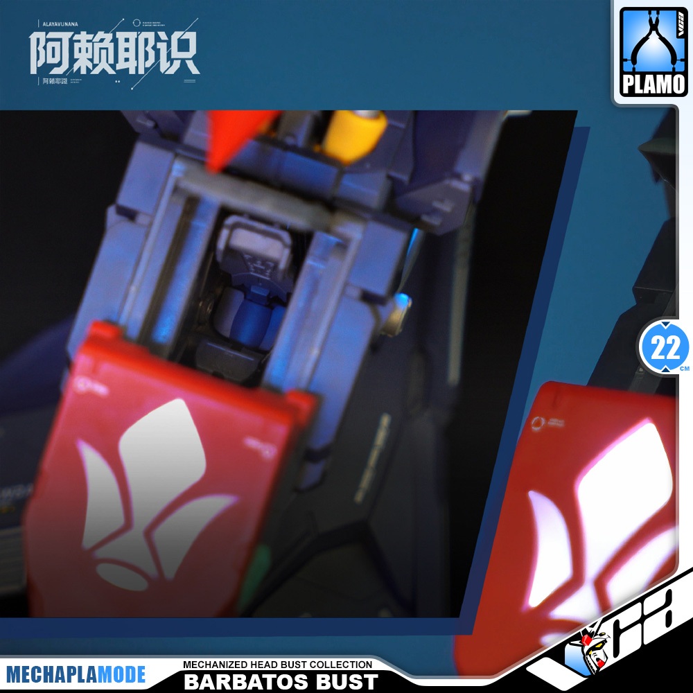 Alayavijnana ASW-G-08 BARBATOS LUPUS REX DESKTOP BUST HEAD ประกอบ หุ่นยนต์ โมเดล ของเล่น - รูปที่ 5