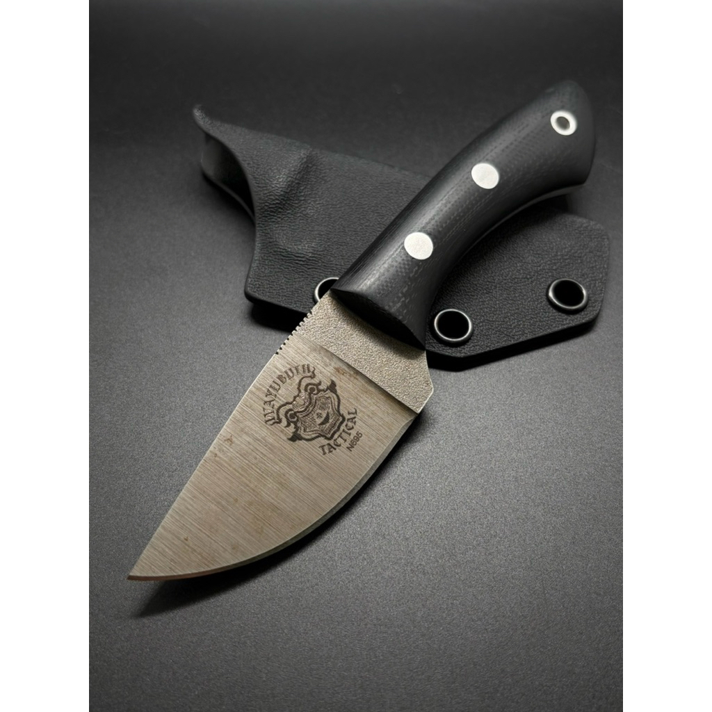 Wayubuth Tactical (วายุบุตร แทคติคอล) – มีดพก EDC N695 Steel งานแฮนด์เมดพร้อมซอง Kydex