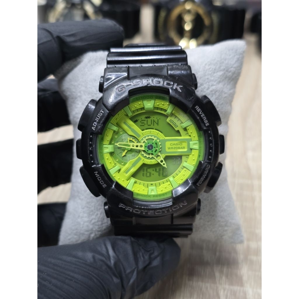 🌈มือ2 ของแท้ 💯% casio G-SHOCK ga-110⛔️กรอบสายไม่สวยนะ☑️g shock ga110🌈ผ่อนได้  มีปลายทาง🌈