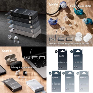 🇹🇭Spinfit NEO จุกหูฟัง ซิลิโคน สำหรับหูฟัง In-Ear Monitors (IEMs) Silicone Eartips for Earphones
