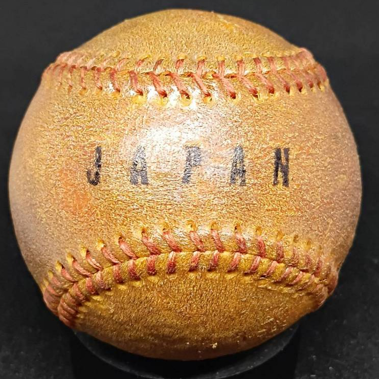 ลูกเบสบอลหนังแท้ JAPAN Vintage Major League Baseball Baseball /Soft ball.