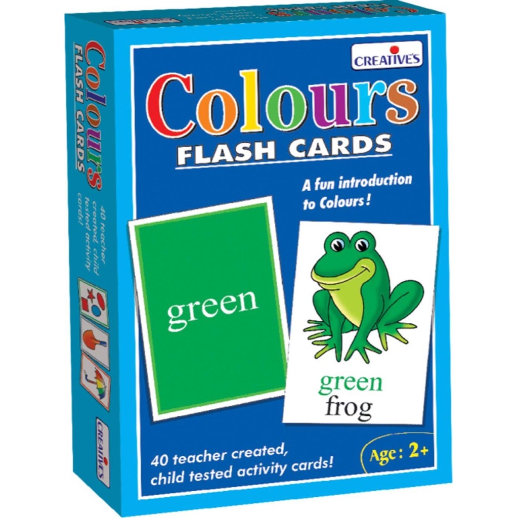 Creative's - Colours Flash Cards  แฟลชการ์ดฝึกเชื่อมโยงวัตถุกับสีที่ตรงกัน