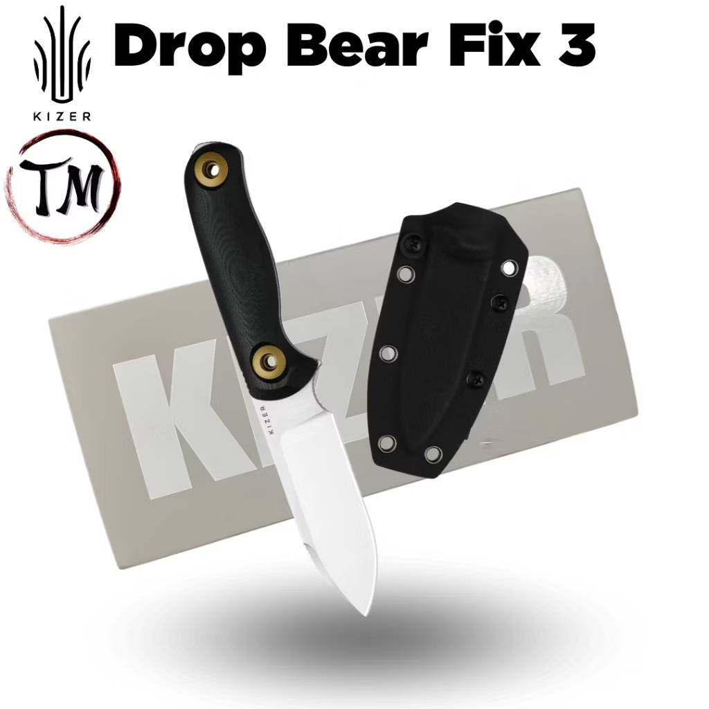 Kizer DropBear Fix3 1101A1 มีดคู่ใจสำหรับเดินป่า และตั้งแคมป์