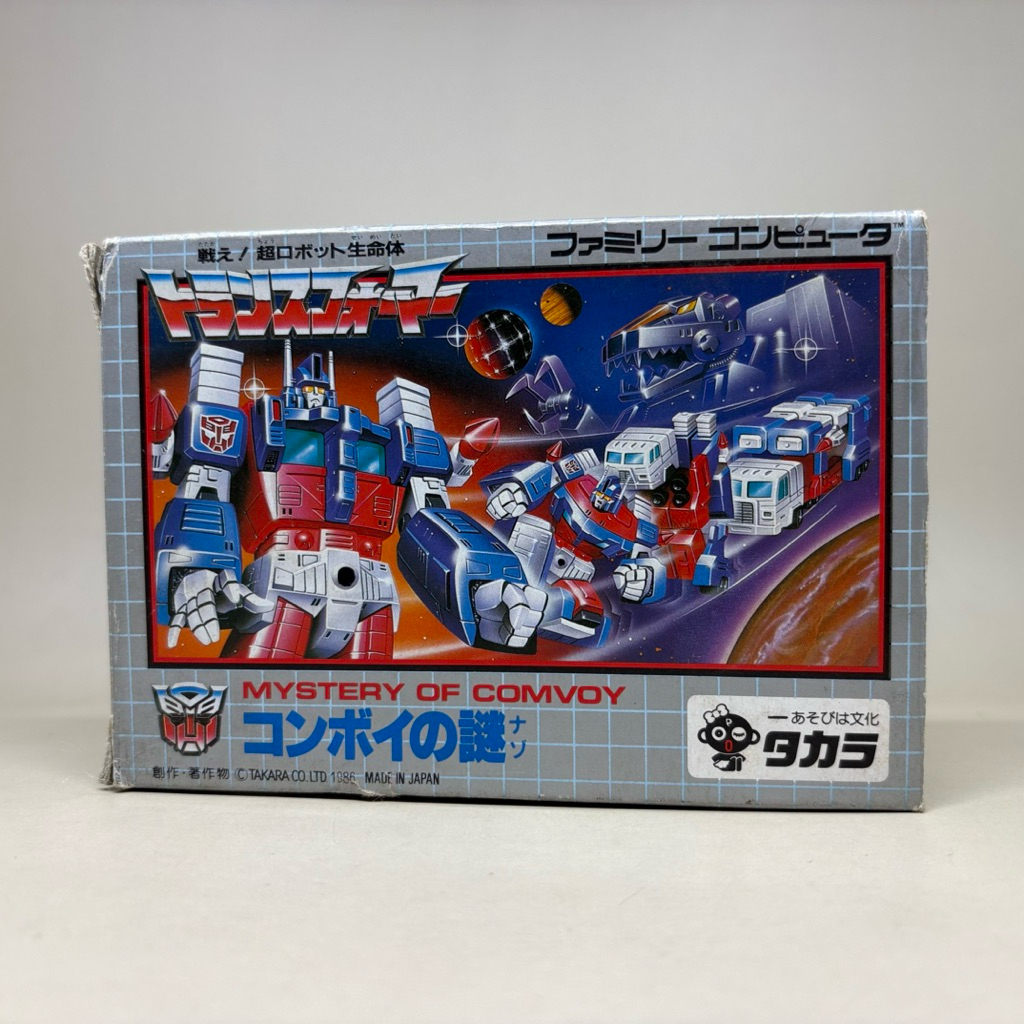 *Transformers Mystery of Comvoy (FC) w/Box | Nintendo Famicom Original Japan | สินค้าแท้ มือสอง ใช้ง