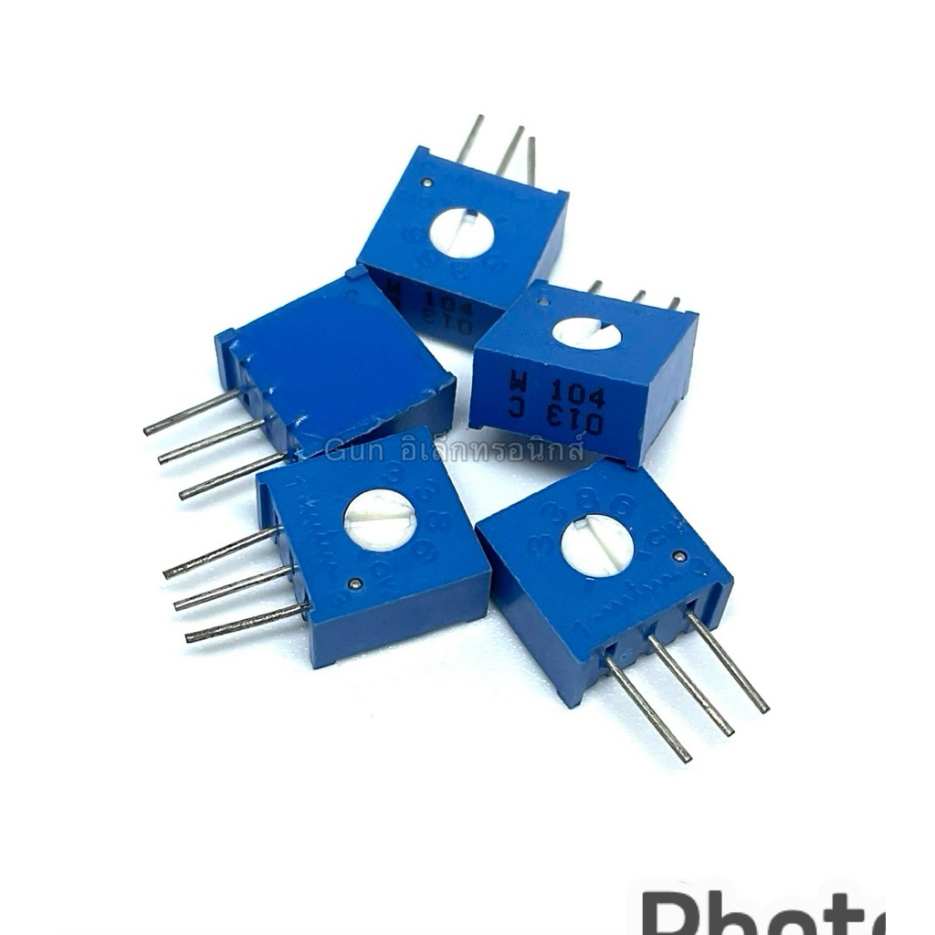 ตัวต้านทานปรับค่า VR   Trimmer Potentiometer ทิมพอท(แพ็ค5ชิ้น) VR ปรับค่าได้ รุ่น 3386 แนวตั้ง 1k,2k