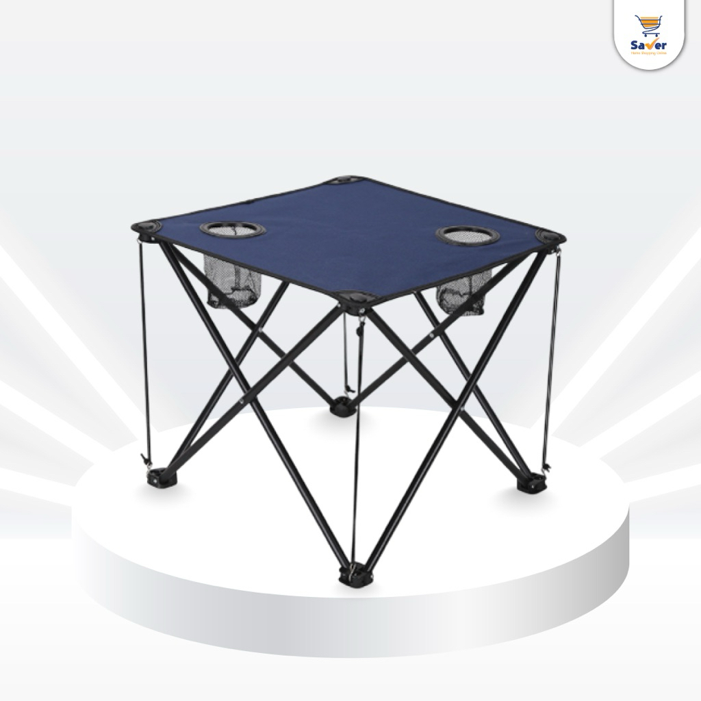โต๊ะสนาม โต๊ะแคมป์ปิ้ง พับได้ น้ำหนักเบา โต๊ะอเนกประสงค์ วางแก้วได้ รับน้ำหนัก 30 KG แข็งแรง - รูปที่ 6