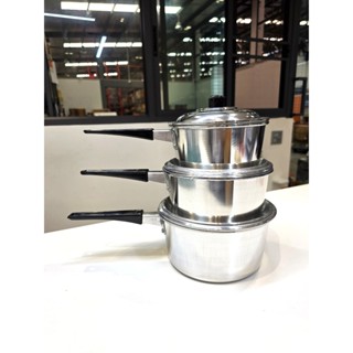 ตราร่ม หม้อด้ามอลูมิเนียม 16,18,20 cm พร้อมฝา หม้อโจ๊ก หม้อต…