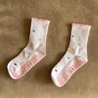 [พร้อมส่ง] 🌈 Color Pop Series🌈 Grip Socks ถุงเท้ากันลื่น สำหรับโยคะ พิลาทิส ออกกกำลังกาย