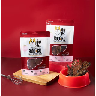 Boo & Ko (Dog) - Chicken & Fish Dog Treats ขนมสุนัข เนื้อแท้100% ปลอดภัยต่อสัตว์เลี้ยง ขนาด50-60กรัม