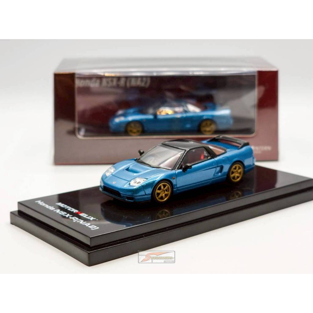 MotorHelix 1/64 Honda NSX-R NA2 Ice Blue