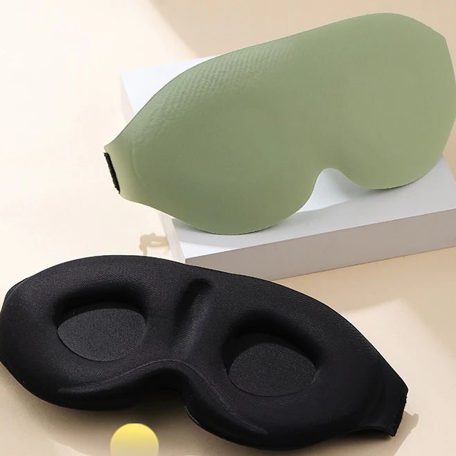 (New Model !! ) ผ้าปิดตา 3D กระชับใบหน้า กันแสงได้ดี นอนสบาย