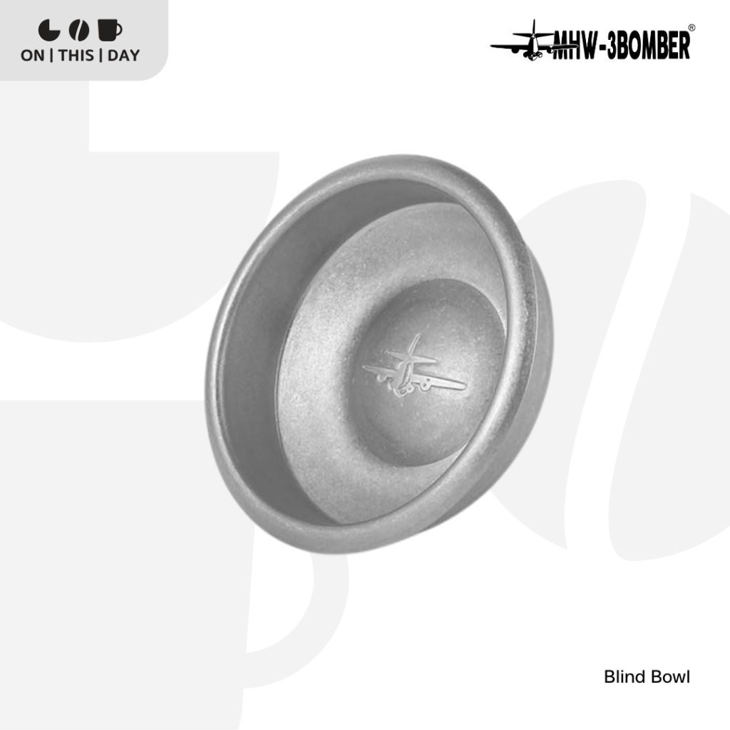 MHW-3BOMBER Blind Bowl 58 mm universal ตะแกรงตัน / ตะกร้าสำหรับล้างทำความสะอาดหัวกรุ๊ปกาแฟ