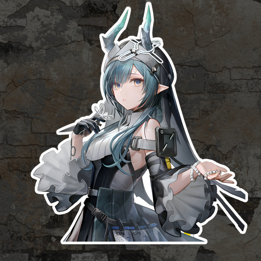 xaihi endfield สติ๊กเกอร์ 2 แผ่น arknights endfield xaihi stickers