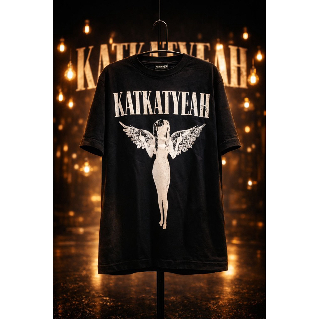 K29 - เสื้อ KATKAT มีปีก สีดำ