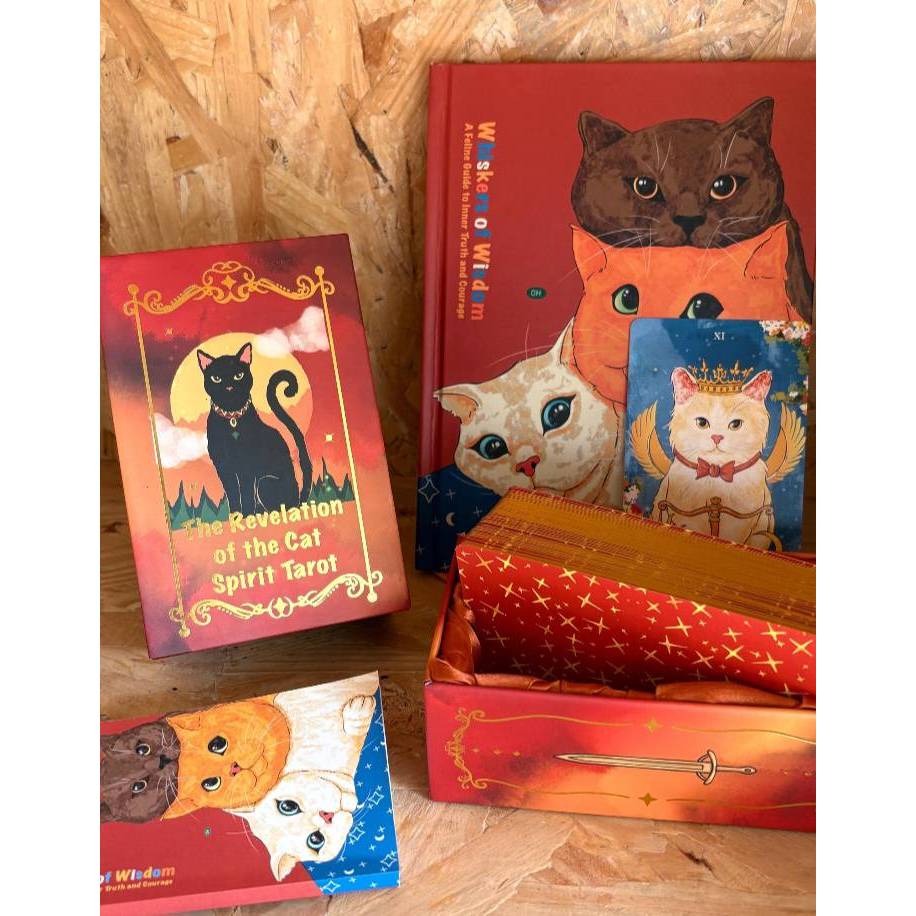 ไพ่ทาโรต์ ไพ่ยิปซี ไพ่ออราเคิล TAROT ORACLE CARDS : THE REVELATION OF THE CAT SPIRIT TAROT ของใหม่ ของแท้ 100%