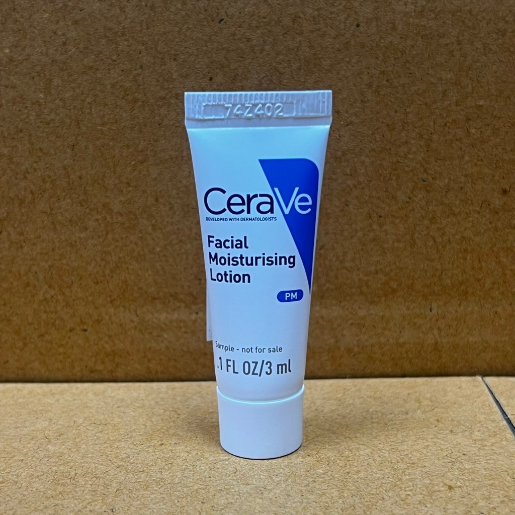 ขนาดทดลอง เซราวี CERAVE Facial Moisturising Lotion เฟเชี่ยล มอยเจอร์ไรซิ่ง โลชั่นบำรุงผิวหน้าสำหรับผิวธรรมดา 3ml.(1ชิ้น)