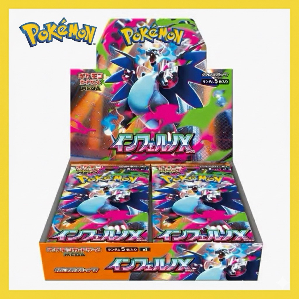 ส่งด่วนในวัน🇹🇭🔥แท้100%🔥Pokémon Card Game Inferno X (ภาษาญี่ปุ่น🇯🇵ยกกล่องซีลแท้ ไม่รีแพ็ค ไม่คัด)Pokemon TCG