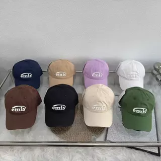(เรือจากประเทศไทย) หมวก EMS4 มีให้เลือก 7 สี ปักลาย เหมาะสำหรับทุกเพศทุกวัย คุณภาพดี 100% หมวกแฟชั่น unis