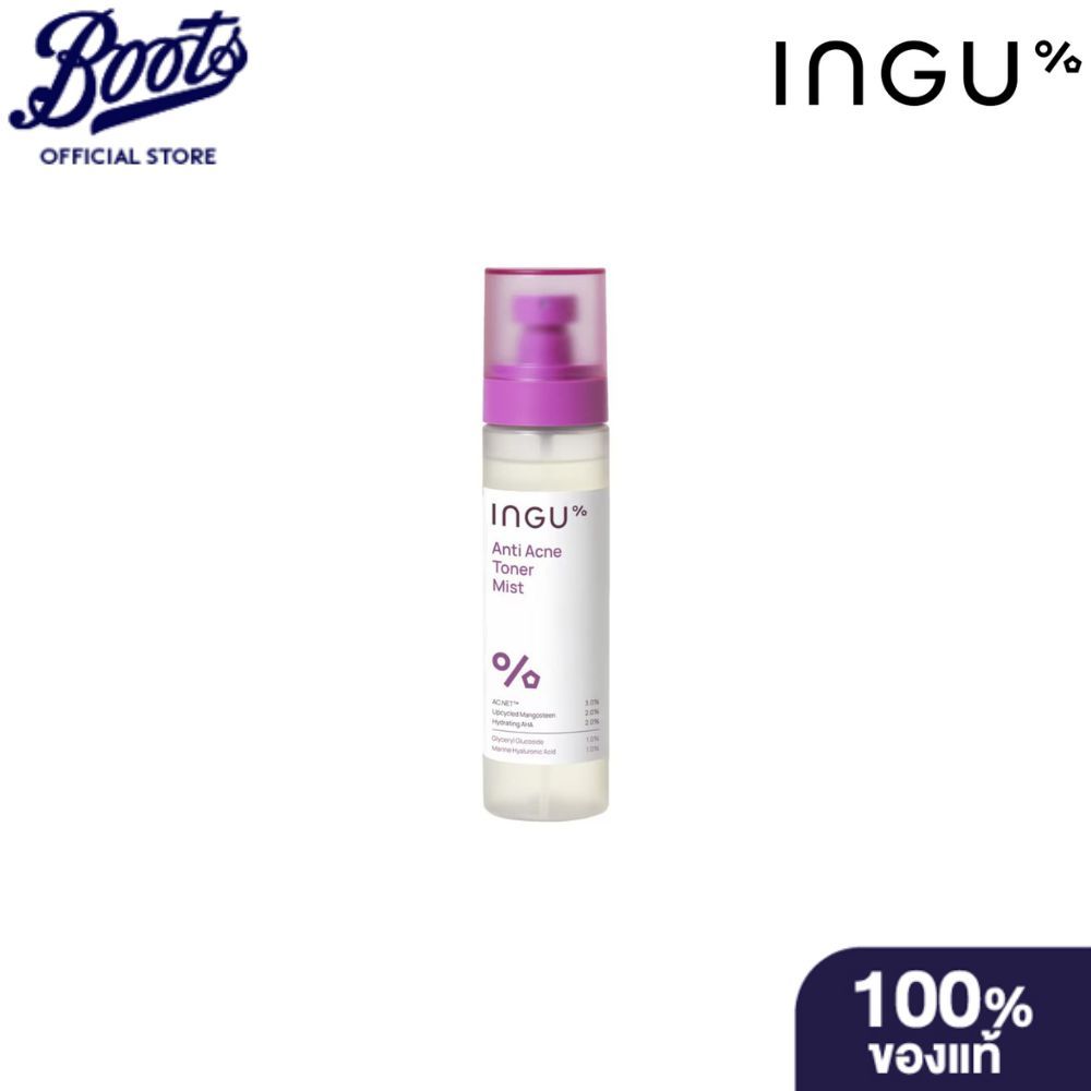 INGU อิงกุ แอนไท แอคเน่ โทนเนอร์ มิสท์ 150 มล. โทนเนอร์สำหรับผิวเป็นสิว