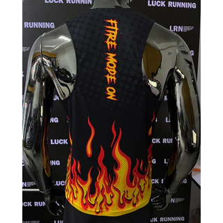 เสื้อวิ่งพิมพ์ลาย LRN เสื้อวิ่ง เนื้อผ้า Super Air Flow สำหรับวิ่งมาราธอน ออกำลังกาย (SF24)