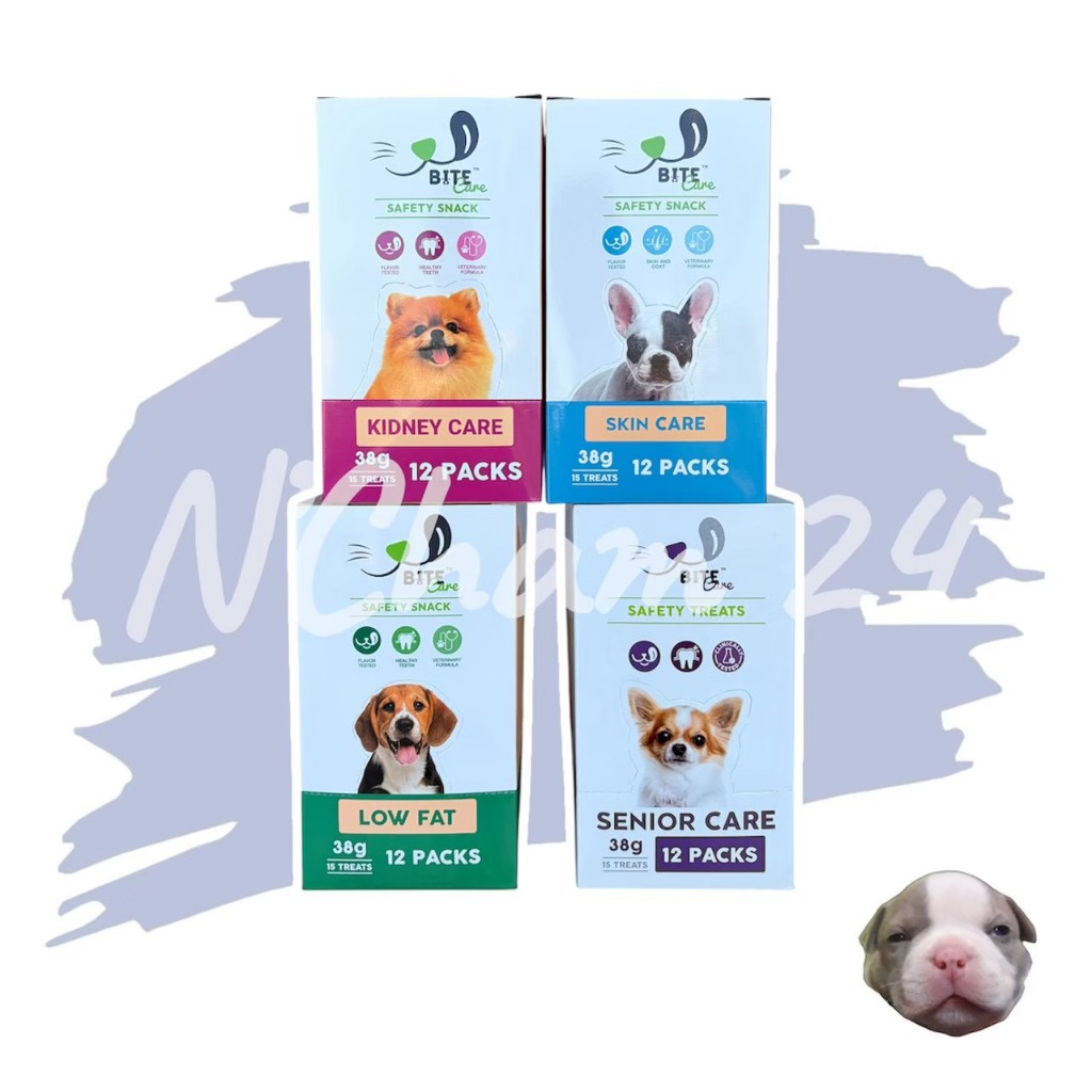 Bite Care Renal Care/ skin care 38g ขนมสุนัข ความน่ากินสูง ควบคุมโปรตีนและปริมาณฟอสฟอรัส