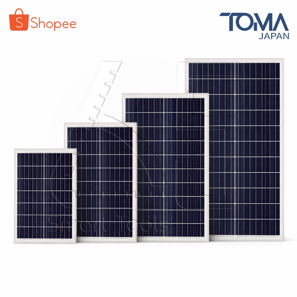 [ลดพิเศษ] BLUETECH แผงโซล่าเซลล์ 6V PolyCrystalline สำหรับ ไฟโซล่าเซลล์ พร้อมขาตั้ง สายยาว Solar Pan