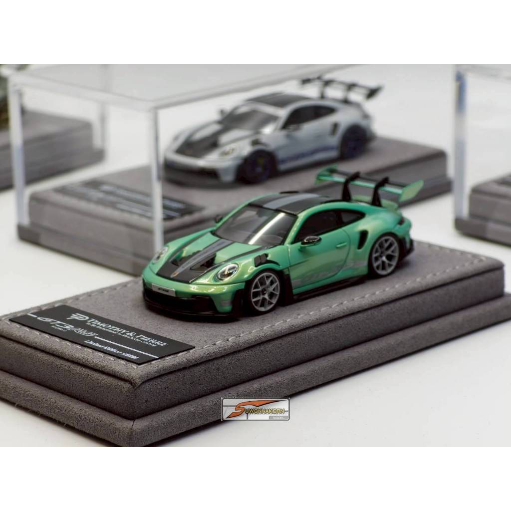 T&P 1/64 Porsche 992 GT3RS Weissach Package Urban Bamboo Chromaflair