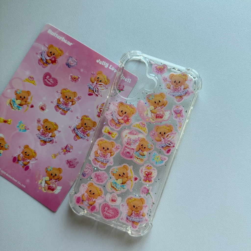 (ลายพิเศษ มีจำนวนจำกัด ไม่ผลิตเพิ่ม) เคสหมีเนย Butter Bear New Collection !! Jelly Heart 💜